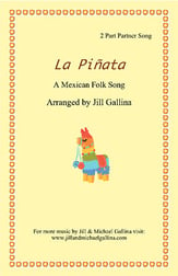 La Pinata Two-Part choral sheet music cover